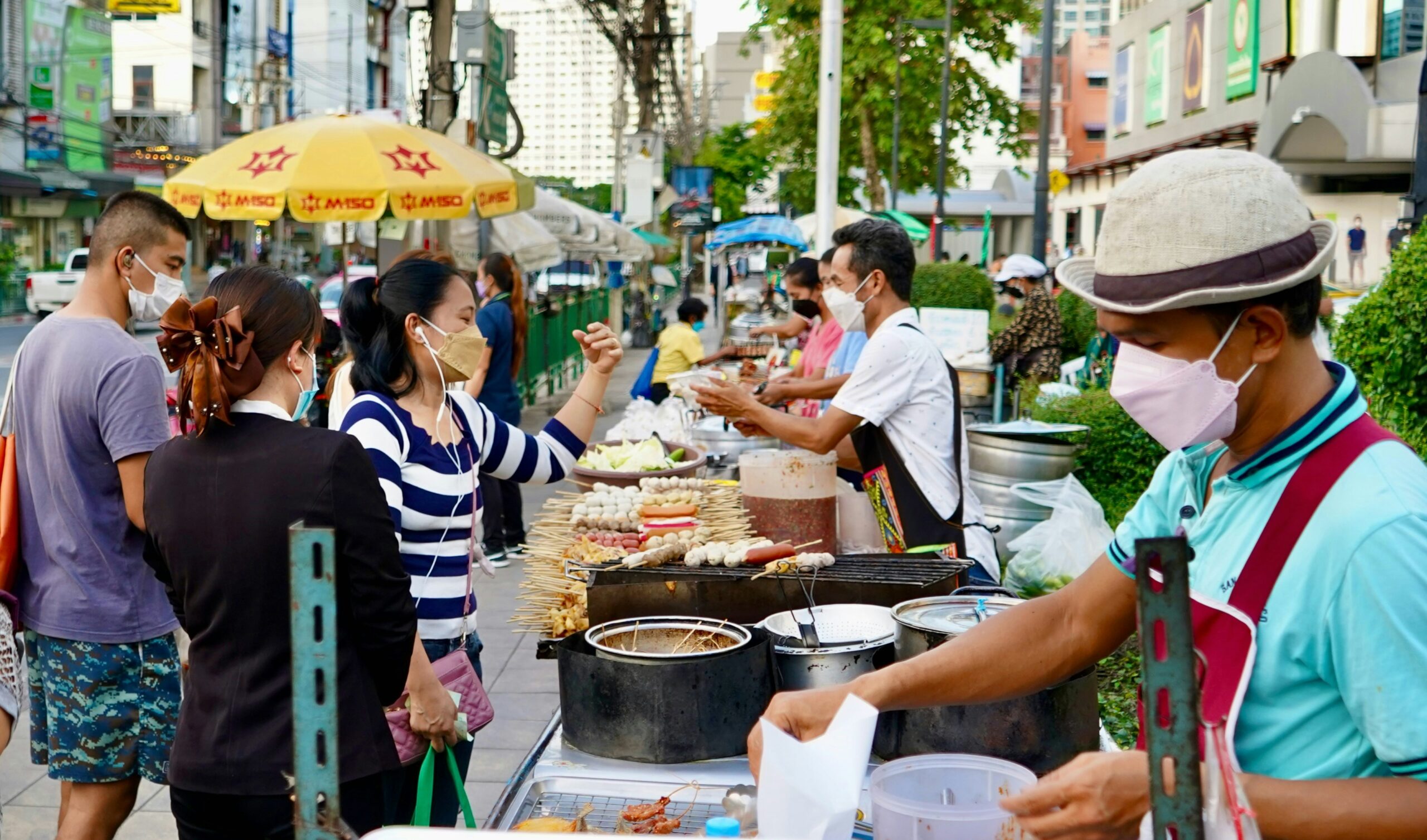 Street food in Bangkok after midnight